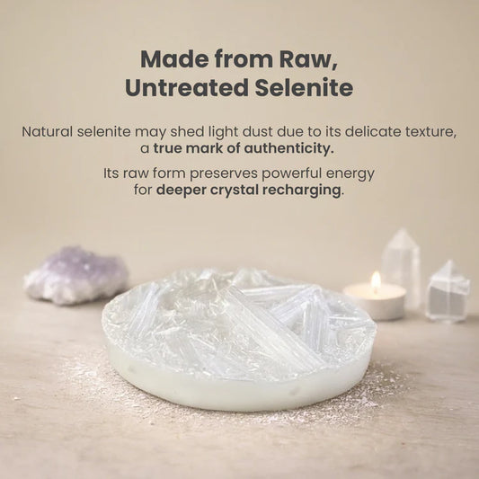 Dhan Yog 6mm Bracelet With Free Raw Selenite Plate