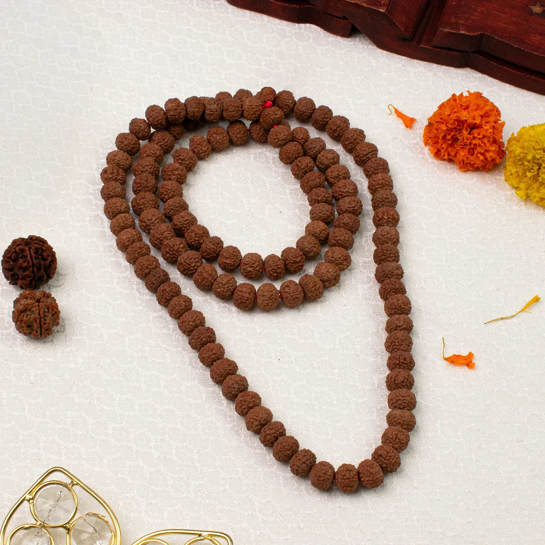 7 Mukhi Rudraksha Mala
