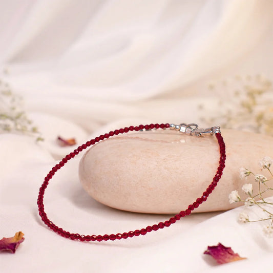 Garnet Anklet