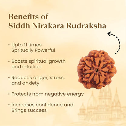 Kashi Siddh Nepal Origin Nirakar Rudraksha (0 Mukhi) - 17mm to 22mm