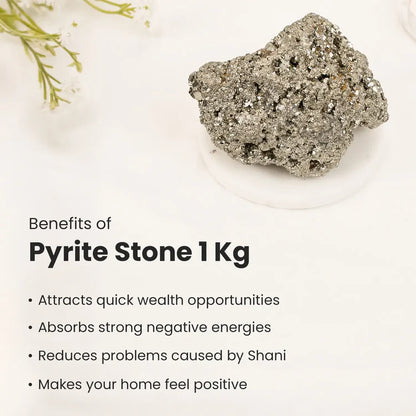 Raw Pyrite Stone 1 Kg
