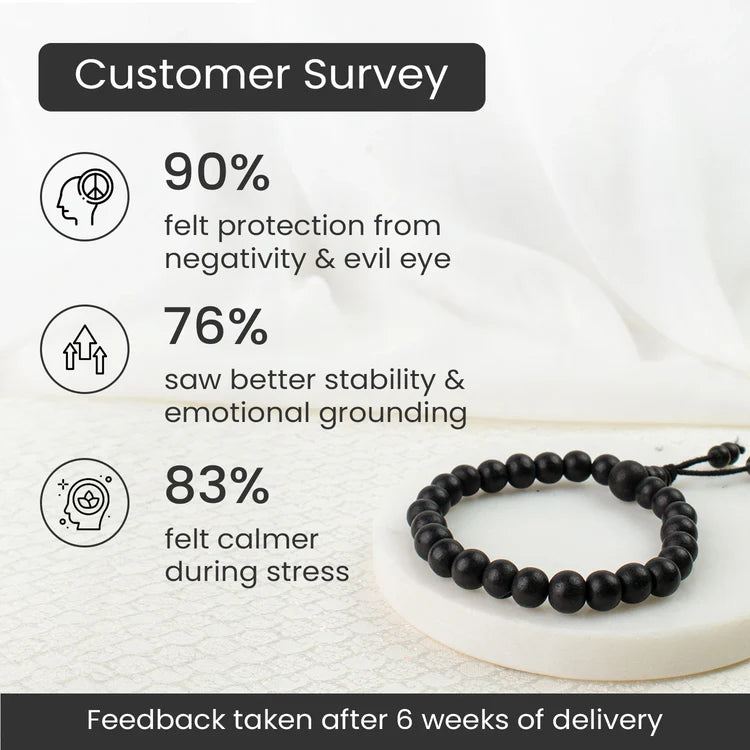 Karungali Malai Bracelet 8mm ( Govt. Certified)