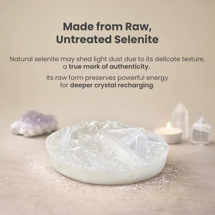 Dhan Yog 6mm Bracelet With Free Raw Selenite Plate
